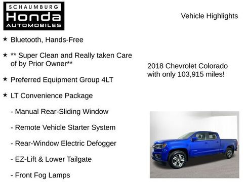 Used 2018 Chevrolet Colorado LT w/ LT Convenience Package image 8