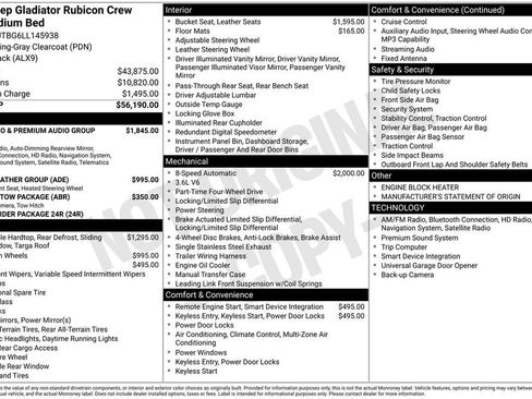 Used 2020 Jeep Gladiator Rubicon image 19