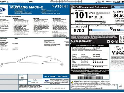 Used 2023 Ford Mustang Mach-E Select RWD image 3
