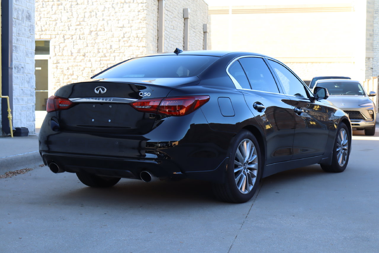 Used 2024 INFINITI Q50 Luxe w/ Cargo Package RWD image 3