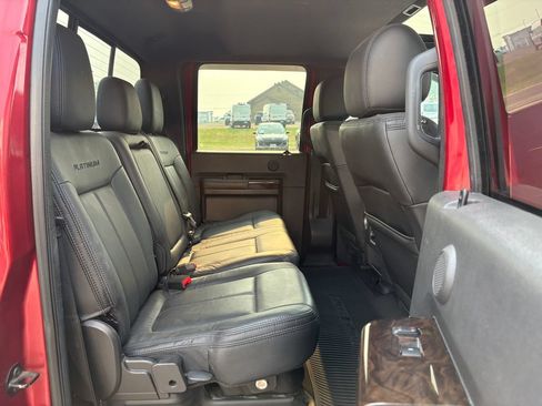 Used 2015 Ford F350 Platinum w/ Snow Plow Prep Package AWD/4WD image 13