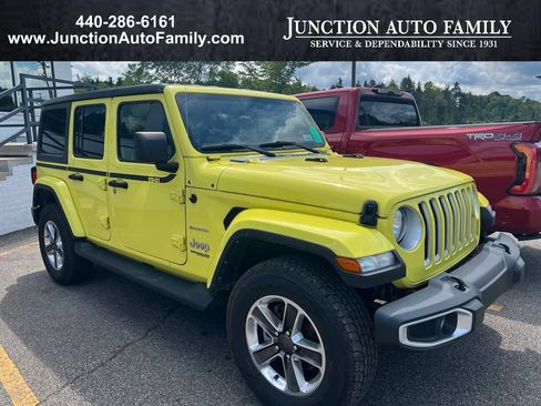 Used 2022 Jeep Wrangler Unlimited Sahara w/ Cold Weather Group AWD/4WD image 1