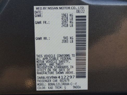 Used 2022 Nissan Altima 2.5 SL image 27