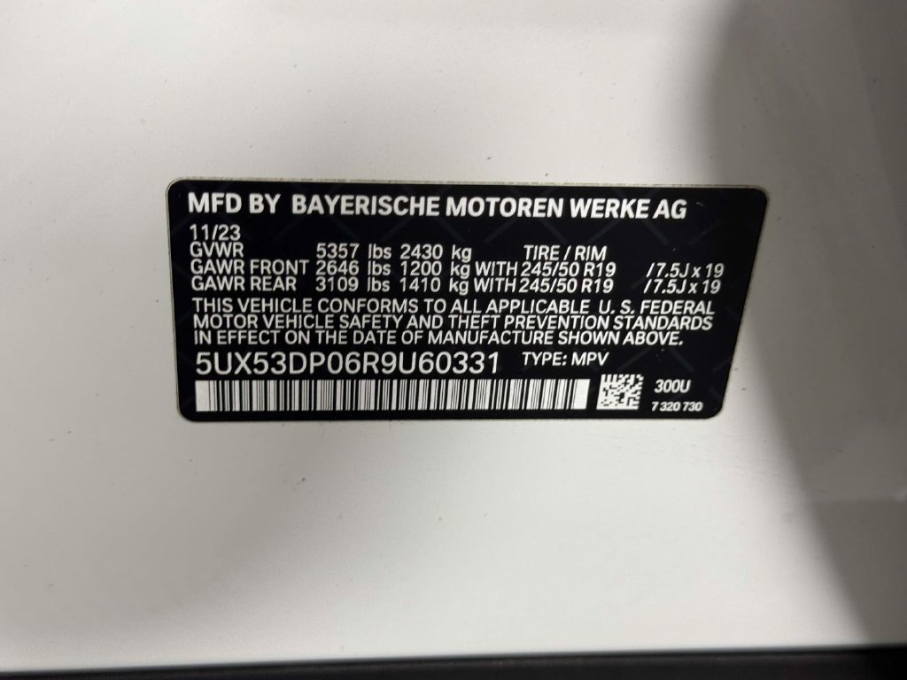 Used 2024 BMW X3 xDrive30i w/ Convenience Package AWD/4WD image 34