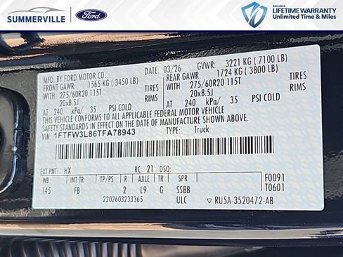 New 2026 Ford F150 XLT w/ Equipment Group 302A MID AWD/4WD image 36