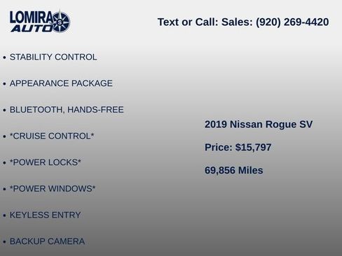 Used 2019 Nissan Rogue SV AWD/4WD image 5