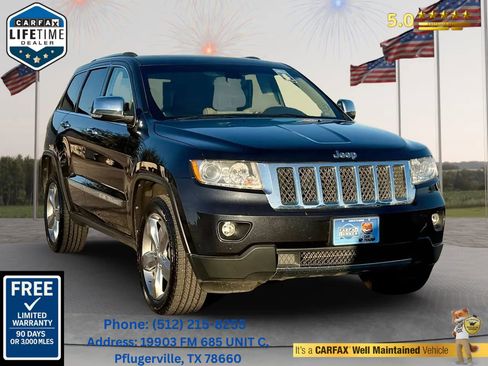 Used 2012 Jeep Grand Cherokee Overland w/ Trailer Tow Group IV image 1