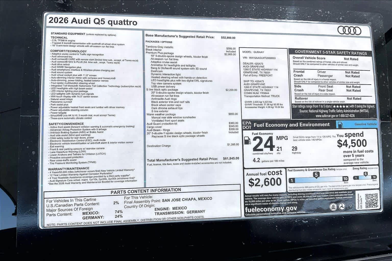 New 2026 Audi Q5 Premium Plus w/ Premium Plus AWD/4WD image 19