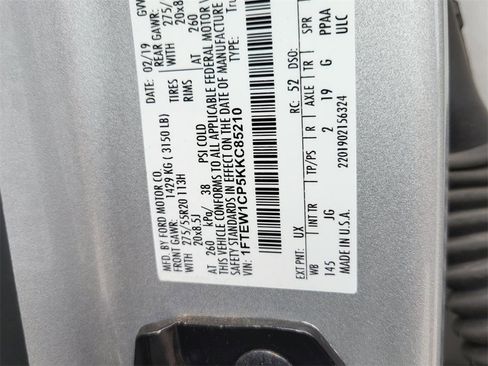 Used 2019 Ford F150 XL w/ Equipment Group 101A Mid image 34