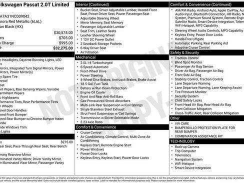 Used 2022 Volkswagen Passat 2.0T FWD image 5