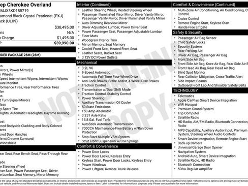 Used 2019 Jeep Cherokee Overland image 2