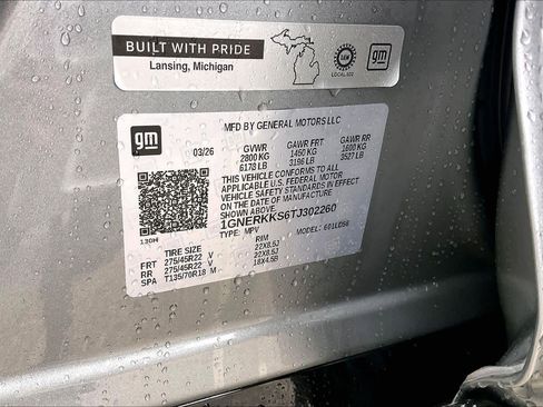 New 2026 Chevrolet Traverse High Country w/ LPO, Floor Liner Package FWD image 21