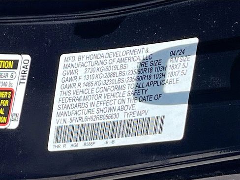 Used 2024 Honda Odyssey EX-L image 34