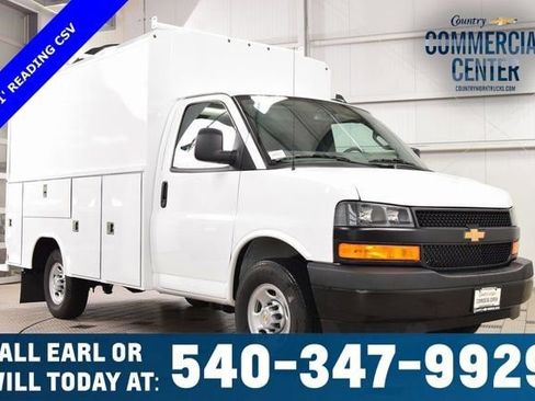 New 2025 Chevrolet Express 3500 w/ Power Convenience Package RWD image 1