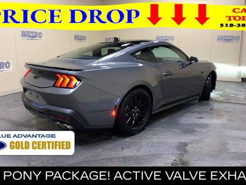Certified 2025 Ford Mustang GT Premium w/ Mustang Nite Pony Package RWD image 3