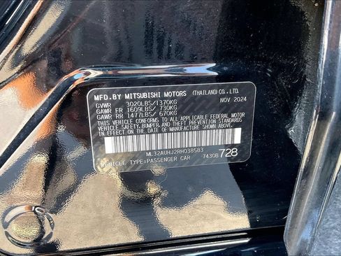Used 2024 Mitsubishi Mirage ES FWD image 30