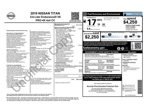 Used 2019 Nissan Titan PRO-4X w/ Pro-4x Convenience Package image 5