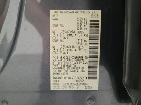 Used 2019 Nissan Frontier SV w/ Value Truck Package RWD image 33