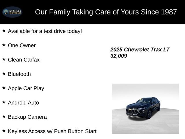 Used 2025 Chevrolet Trax LT w/ LT Convenience Package FWD image 9