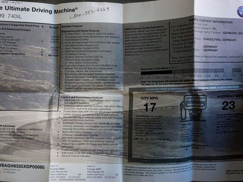 Used 1999 BMW 740iL image 97