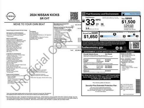 Used 2024 Nissan Kicks SR w/ SR Premium Package FWD image 2