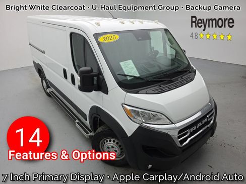 Used 2025 RAM ProMaster 2500 w/ U-Haul Equipment Group FWD image 1