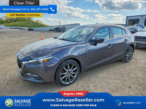 Used 2018 MAZDA MAZDA3 Grand Touring w/ Premium Equipment Package FWD image 1