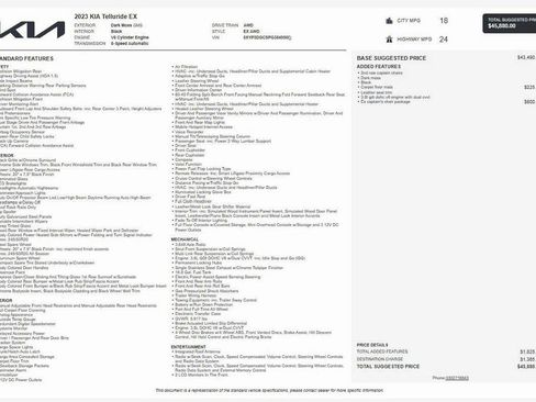 Used 2023 Kia Telluride EX w/ EX Captain's Chair Package image 4