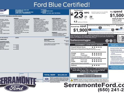 Certified 2023 Ford Edge ST-Line image 16