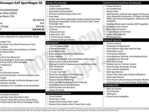 Used 2019 Volkswagen Golf SE image 7