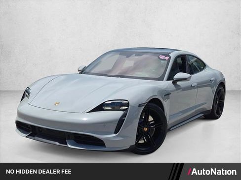 Used 2024 Porsche Taycan Turbo AWD/4WD image 1