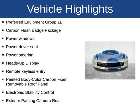 Used 2019 Chevrolet Corvette Grand Sport w/ Carbon Flash Badge Package image 3