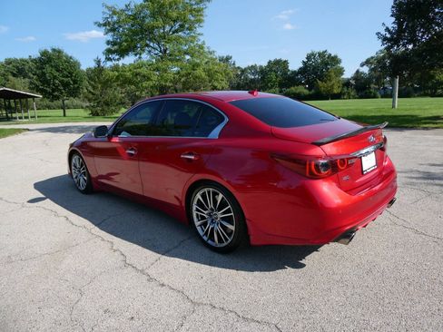 Used 2019 INFINITI Q50 Red Sport 400 w/ Sensory Package AWD/4WD image 7