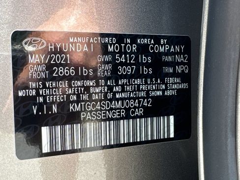 Used 2021 Genesis G80 3.5T w/ Prestige Package RWD image 32