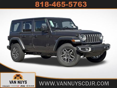 New 2025 Jeep Wrangler Unlimited Sahara w/ Safety Group AWD/4WD image 1