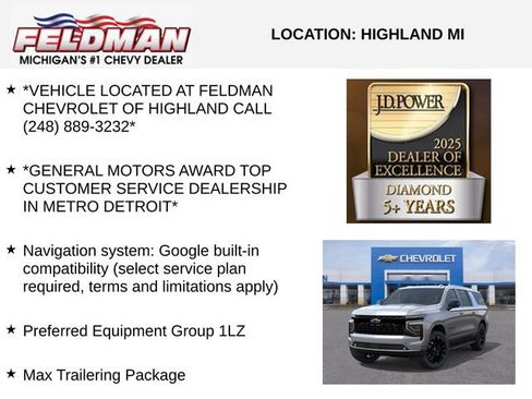 New 2026 Chevrolet Suburban Premier AWD/4WD image 3