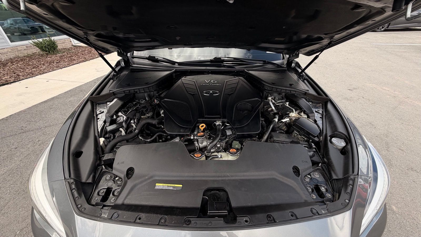 Used 2020 INFINITI Q50 Red Sport 400 w/ Cargo Package RWD image 56