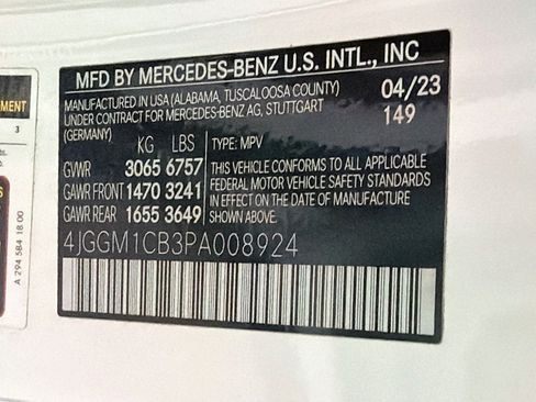Certified 2023 Mercedes-Benz EQE 350+ 4MATIC SUV image 25