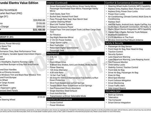 Used 2020 Hyundai Elantra Value Edition FWD image 16