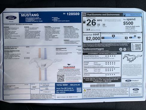 New 2025 Ford Mustang Coupe image 18