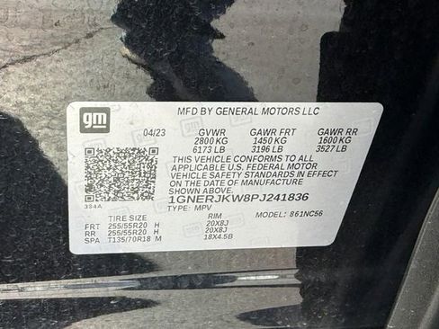 Used 2023 Chevrolet Traverse RS w/ LPO, Floor Liner Package image 24