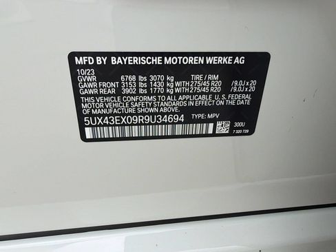 Certified 2024 BMW X6 M60i AWD/4WD image 37