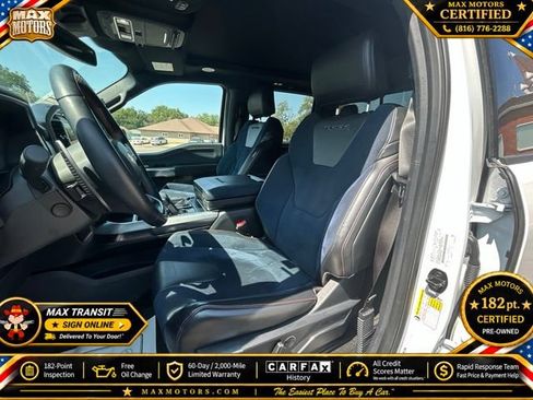 Used 2023 Ford F150 Raptor w/ Blue Interior Package AWD/4WD image 25