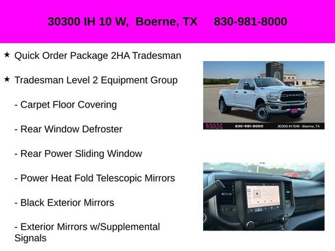Used 2024 RAM 3500 Tradesman w/ Chrome Appearance Group AWD/4WD image 10