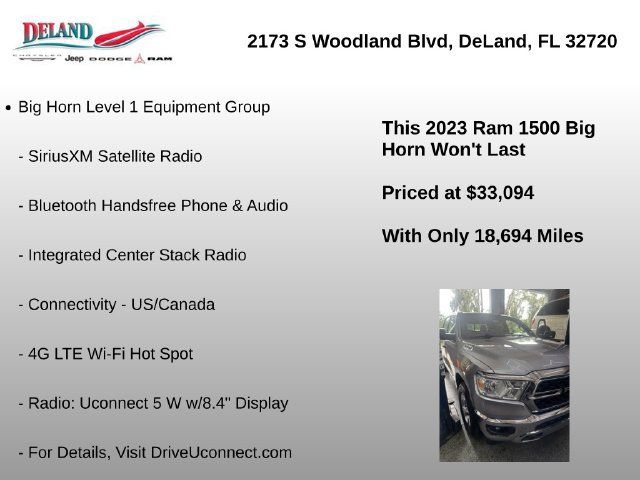 Used 2023 RAM 1500 Big Horn RWD image 5
