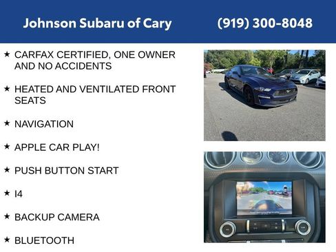 Used 2019 Ford Mustang Premium w/ Ecoboost Performance Package RWD image 6