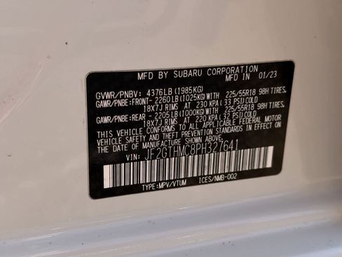 Certified 2023 Subaru Crosstrek 2.5i Limited w/ Moonroof Package AWD/4WD image 38