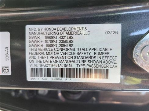 New 2026 Honda Accord SE image 17