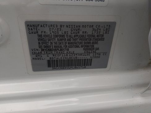 Used 2023 Nissan Versa S w/ Trunk Package FWD image 33