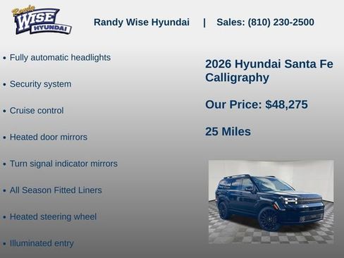 New 2026 Hyundai Santa Fe Calligraphy AWD/4WD image 15